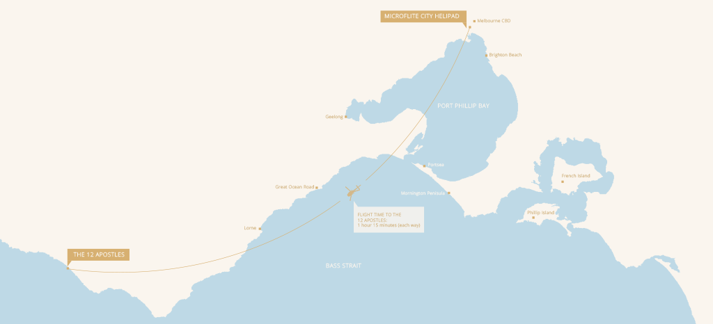 Map Tours 12 Apostles Microflite   Map Tours 12 Apostles 